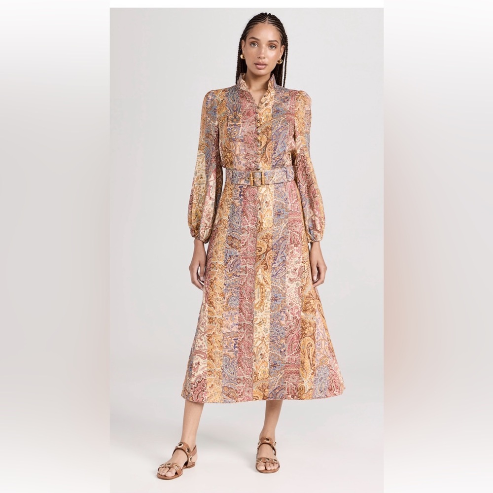 Zimmermann Paisley blouse and matching A-line skirt